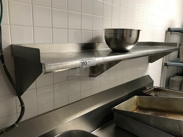 Stainless Steel Wall Shelf - Image 1 of 2