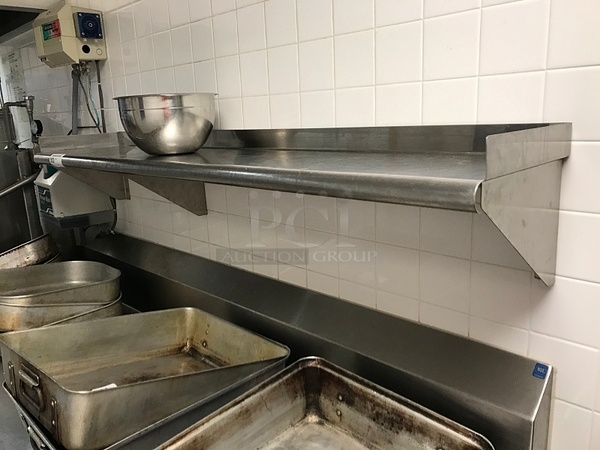 Stainless Steel Wall Shelf - Image 2 of 2
