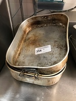 Three Aluminum Roasting Pans