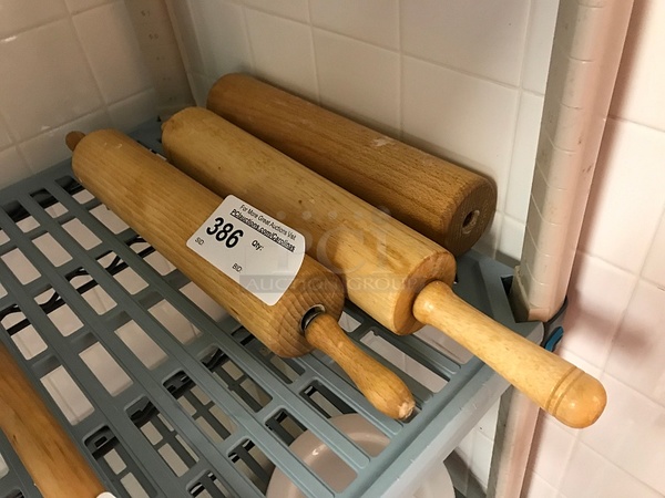 Three Wooden Rolling Pins