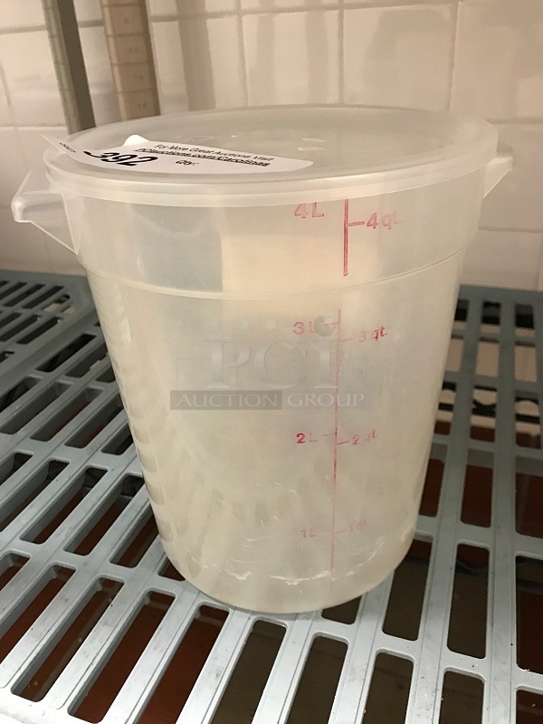 4 qt Cambro Ingredient Bin w/ Lid - Image 1 of 1