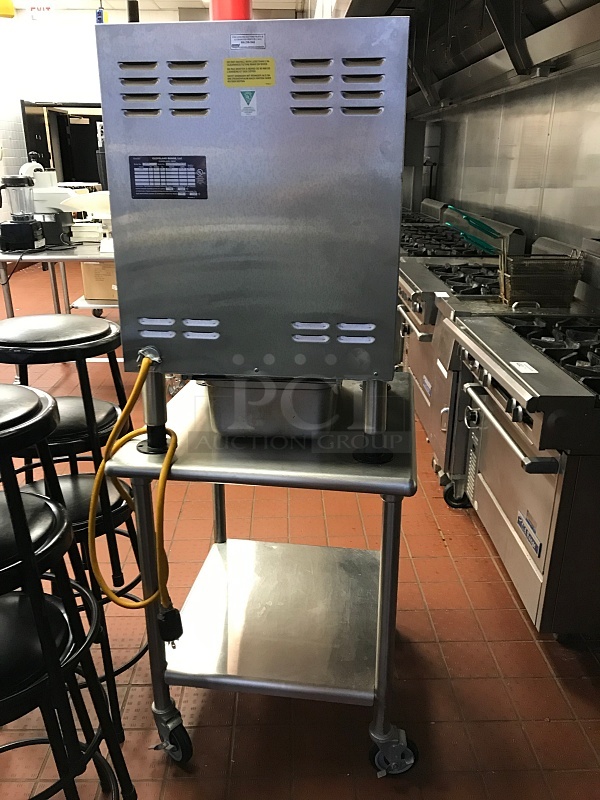 Cleveland 1SCE SteamCub Plus, Boilerless Connectionless Steamer, Electric 5 Pan Capacity on Equipment Stand, 208v 1ph, Tested & Working! - Image 6 of 6