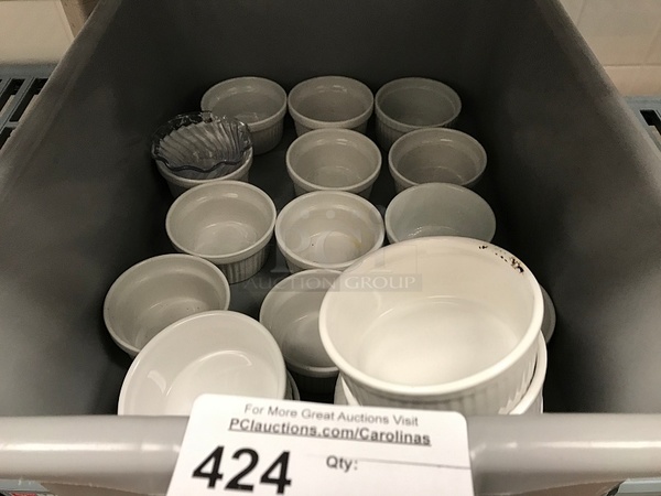 Porcelain Souffle Bowls - Image 1 of 1