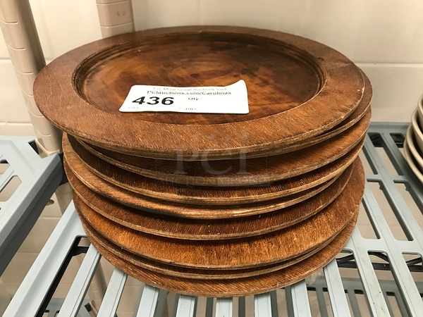 Cast Iron Fajita Wooden Serving Platters