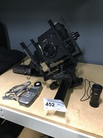 Toyo-View 45 CX 4 x 5 Pro Large Format Field Camera Kit Includes Focus Loup, Shade Cloth, Sekonic L-358 Light Meter & Padded Carry Bag