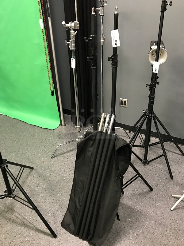 Portable Impact Background Set Includes Two Tripod Stands & Cross Bar in Travel Pack