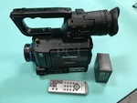 Panasonic AVCCAM 3CMOS Handheld Camcorder, 12x Optical Zoom, 2.7" LCD Monitor, SD Memory Card Slot, Includes Padded Carry Bag & Spare Battery