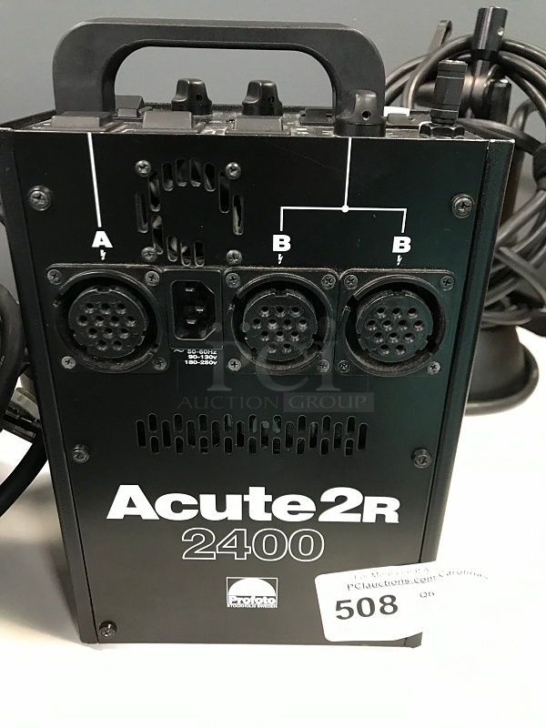 Profoto Acute 2R 2400 Lighting Power Supply w/ Built In Wireless Trigger, Includes Acute D4 Ring Flash, ProRing Wide Soft Flash and Acute D4 Head Flash - Image 2 of 11