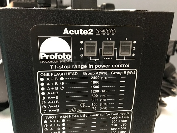Profoto Acute 2R 2400 Lighting Power Supply w/ Built In Wireless Trigger, Includes Acute D4 Ring Flash, ProRing Wide Soft Flash and Acute D4 Head Flash - Image 4 of 11