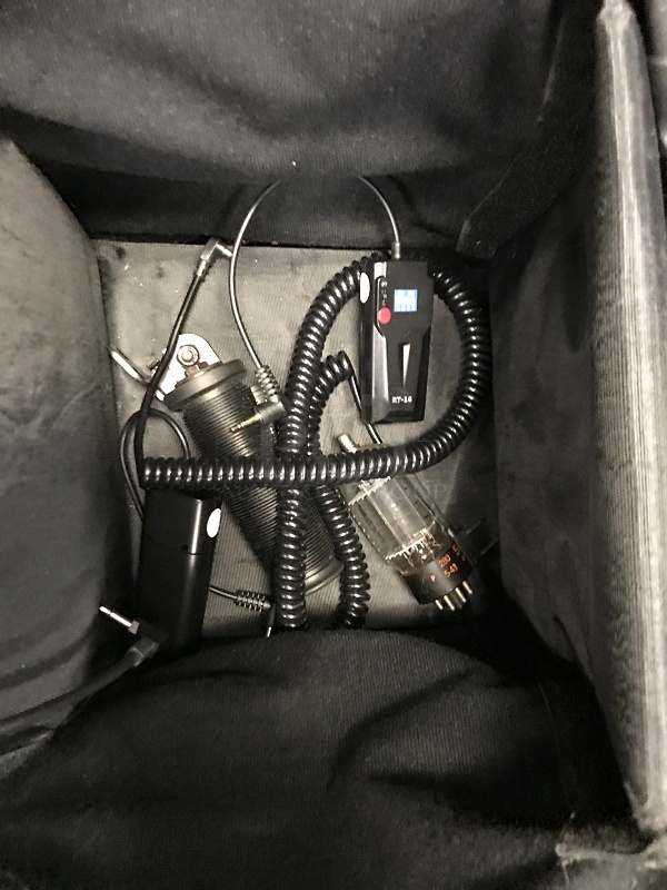 Padded Equipment Bag w/ Assorted Power Cords, Flash Trigger Cables etc. - Image 3 of 5