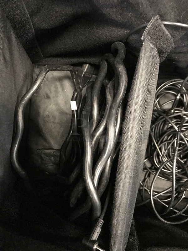Padded Equipment Bag w/ Assorted Power Cords, Flash Trigger Cables etc. - Image 5 of 5