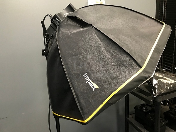 Impact Octacool-6 Fluorescent Light Kit with Octabox (6 Lamps) w/ Manfrotto Light Stand & Impact Diffuser - Image 2 of 5