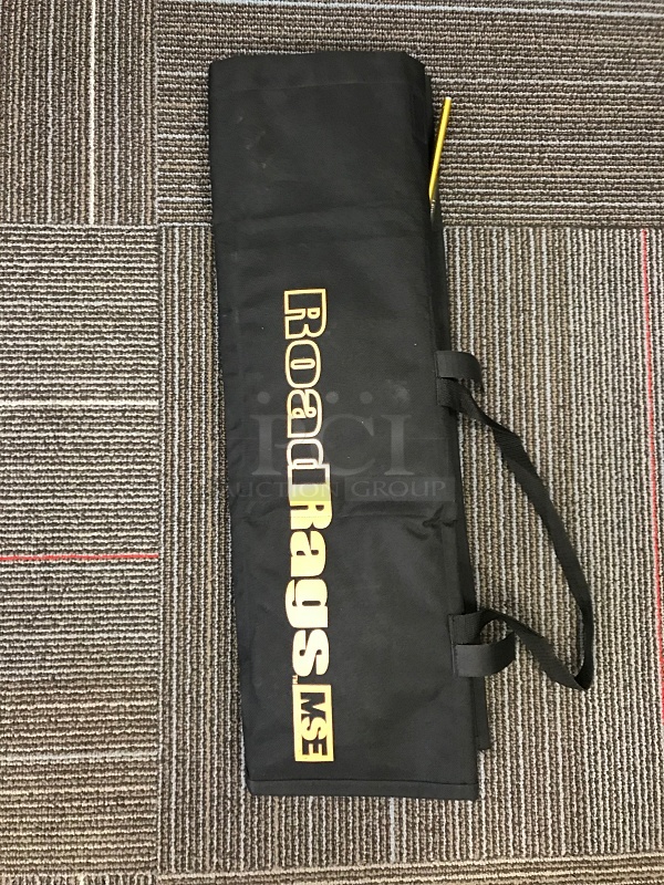 ROADRAGS consists of two folding 18"x24" frames, single scrim, double scrim, artificial silk, and flag with convenient carrying bag. - Image 2 of 2
