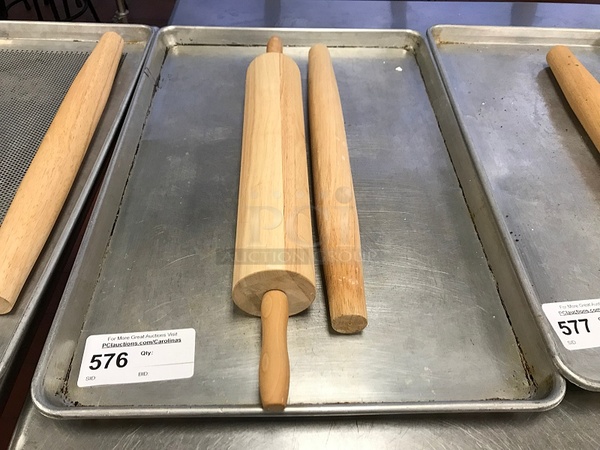 Straight & French Rolling Pins Includes Full Size Sheet Pan