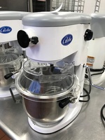 Globe SP5 Aluminum Gear Driven 5 Qt Commercial Countertop Mixer, Includes Attachments, 115v 1ph, Tested & Working! (See Video)