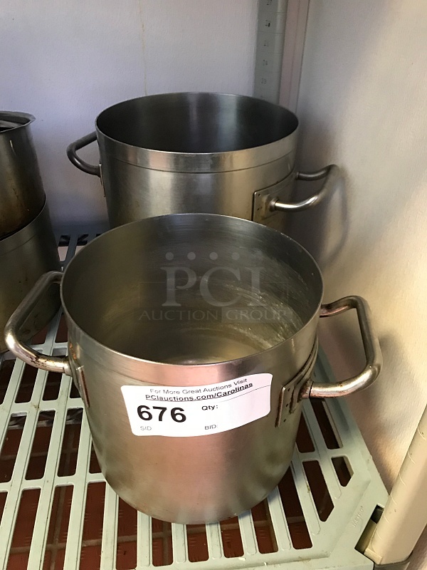 Two Piazza Stock Pots