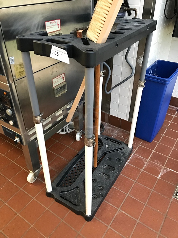 Janitorial Broom Stand - Image 1 of 1