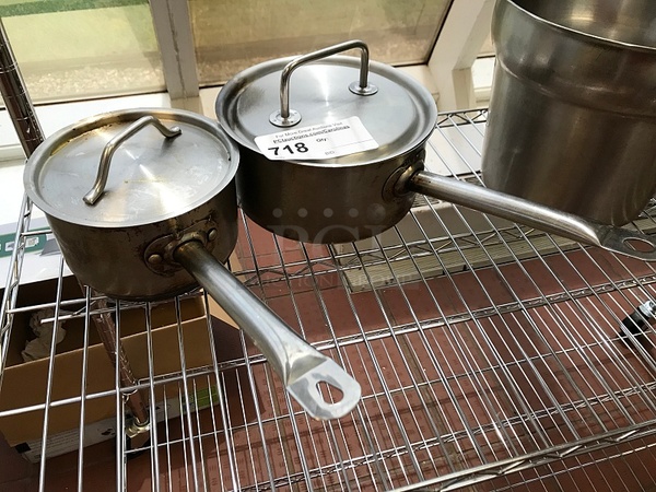Two Piazza Sauce Pans w/ Lids - Image 1 of 1