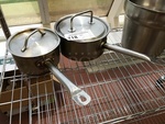 Two Piazza Sauce Pans w/ Lids