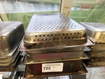 Five Full Size Stainless Steel Insert Pans