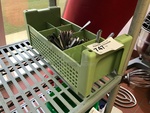 Silverware Dish Caddie & Spoons