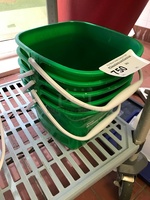 Five Detergent Buckets