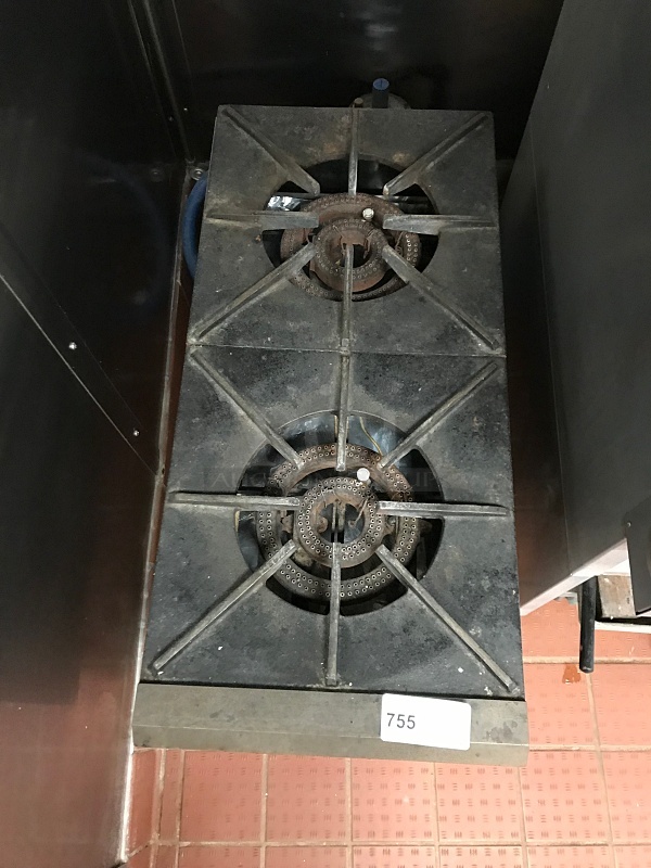 US Range 2 Eye Natural Gas Pot Burner, Tested & Working! - Image 2 of 3