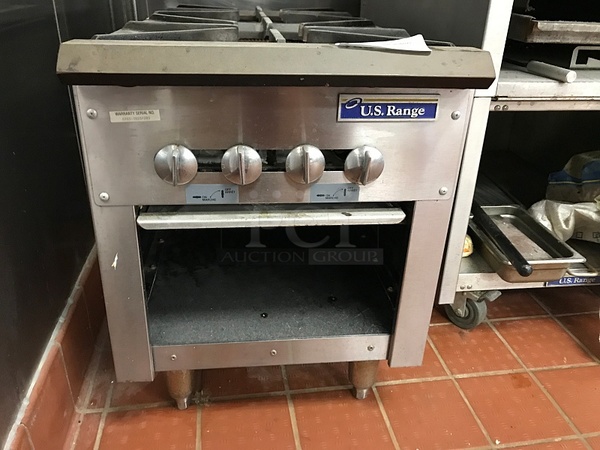 US Range 2 Eye Natural Gas Pot Burner, Tested & Working! - Image 3 of 3