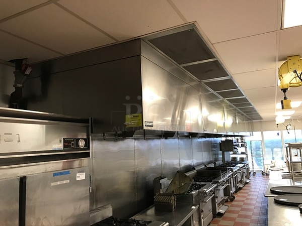 Caddy Stainless Steel Type 2 Kitchen Grease Hood, Package Includes Fire Suppression System& Intelli-Hood Management System, Tested & Working! - Image 3 of 12