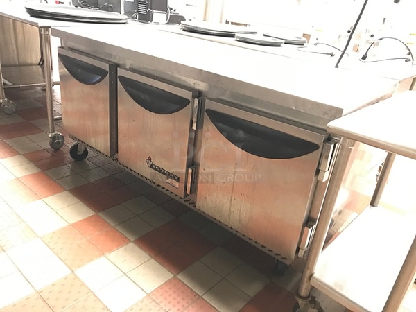 Victory VUR-72 Stainless Steel Refrigerated Worktop Cooler 115V 1Ph, Tested & Working!