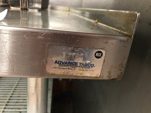 Advance Tabco Equipment Stand - Image 2 of 2