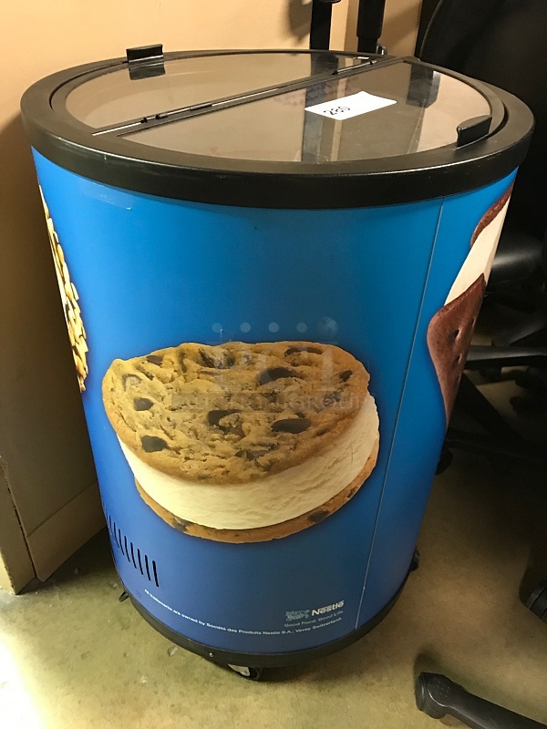 Excellence Commercial RF77 Frozen Food Merchandiser on Casters. 120 volt. Working! - Image 1 of 4