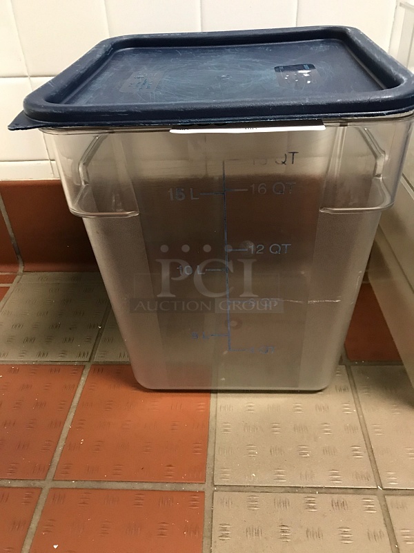 18 qt Ingredient Bin w/ Lid - Image 1 of 1