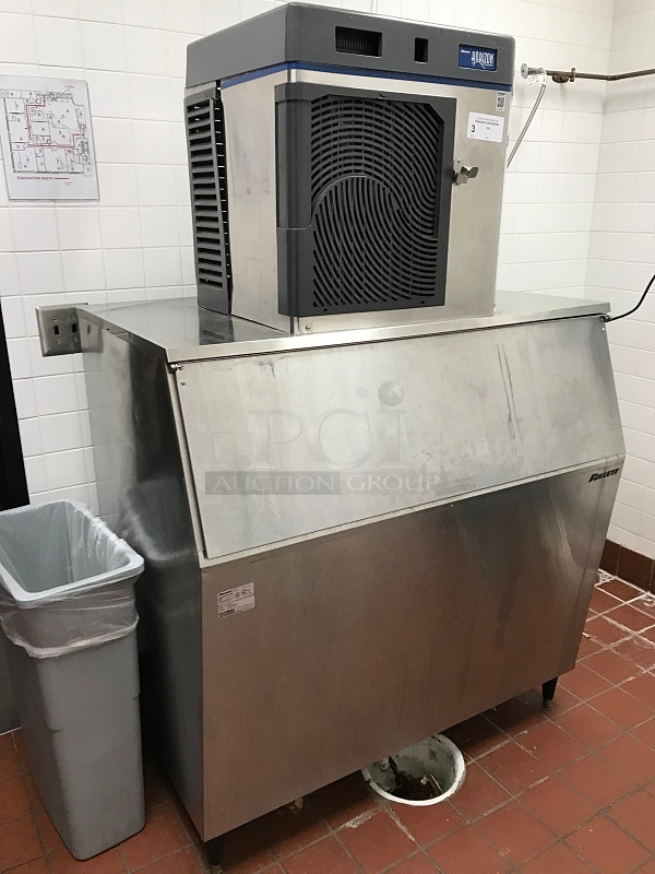 Follett Chewblet 1000 Lbs / Day Air Cooled  Ice Machine & Bin, 208v 1ph, Tested & Working! (See Video)