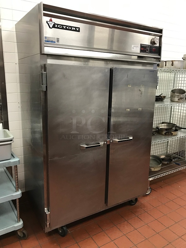 Victory RSA-2D-S7 UltraSpec Series Refrigerator Featuring Secure-Temp Technology, Reach-In Two Door, 115v 1ph, Tested & Working! - Image 1 of 5