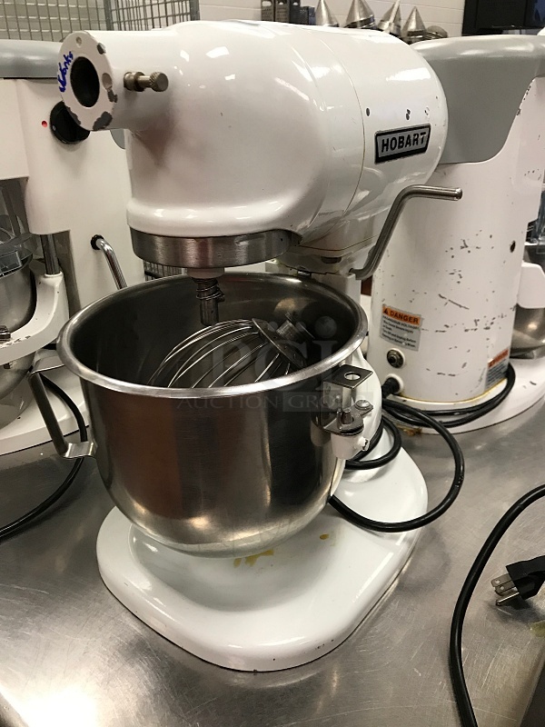 Hobart N50 5 Qt. Commercial Countertop Mixer with Accessories & Bowl, 120V 1ph, Tested & Working! (See Video) - Image 2 of 4
