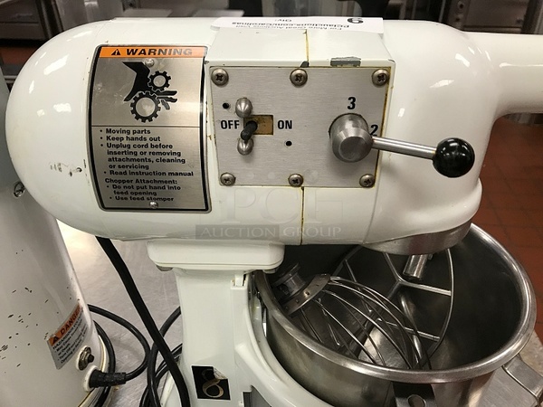 Hobart N50 5 Qt. Commercial Countertop Mixer with Accessories & Bowl, 120V 1ph, Tested & Working! (See Video) - Image 3 of 4