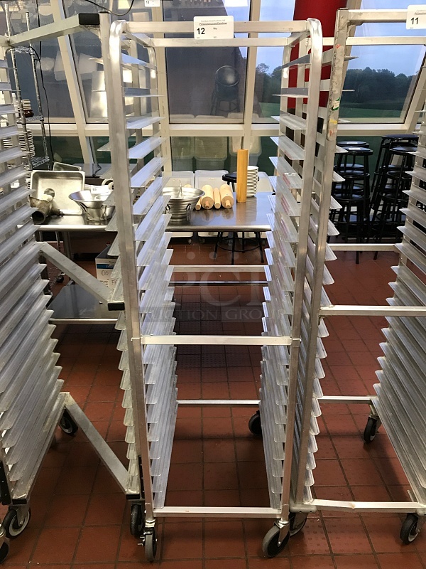 Welded Aluminum Speed Rack on casters - Image 1 of 1
