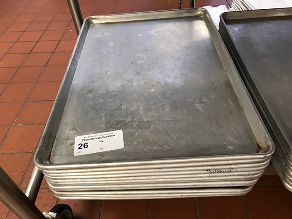 Dozen Aluminum Full Size Sheet Pans - Image 1 of 1
