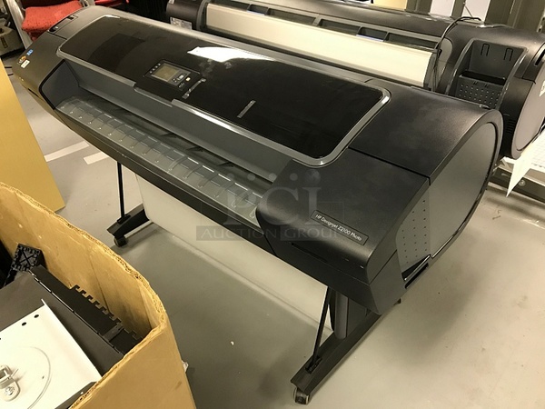 HP Designjet Z2100 Photo Printer, Large Format Up To 24 Inches, Page or Roller Fed w/ Cutter, 115v 1ph, Tested & Working!