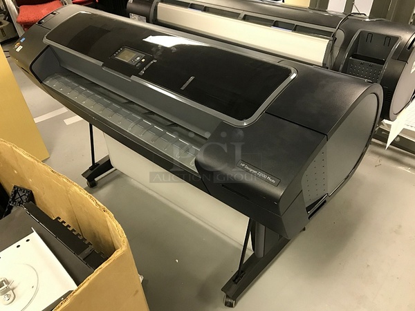 HP Designjet Z2100 Photo Printer, Large Format Up To 24 Inches, Page or Roller Fed w/ Cutter, 115v 1ph, Tested & Working! - Image 1 of 4