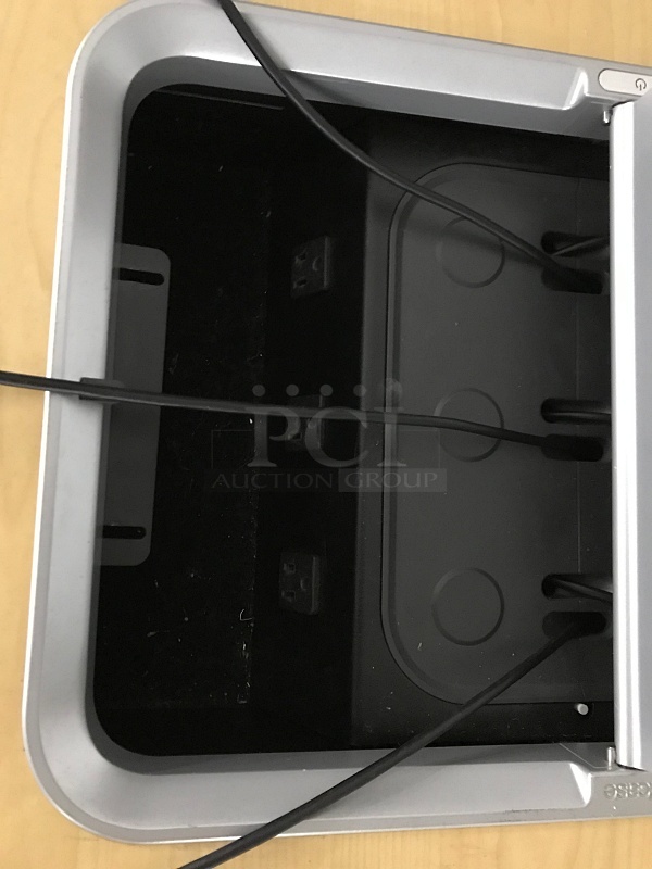 Steelcase media:scape Video Conference Table w/ 8 Way Laptop Sharing & HDTV, 115v 1ph, Tested & Working! - Image 6 of 7