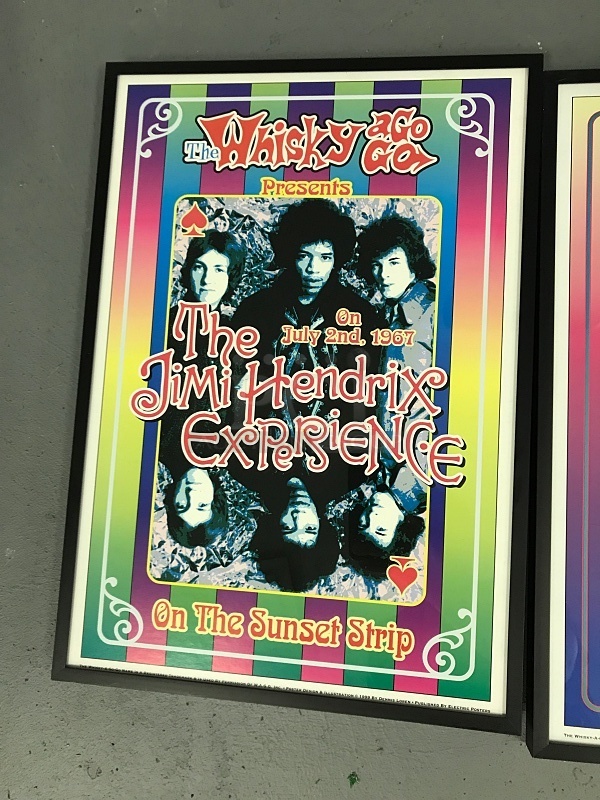 Three Whisky a Go Go Band Framed Posters, Creme 1967, Them w/ The Doors 1966, Jimi Hendrix Experience 1967 - Image 4 of 4