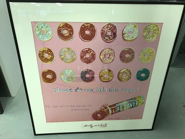 Two Andy Warhol LifeSavers Framed Prints - Image 3 of 3