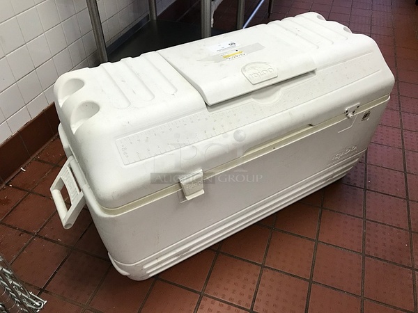 Large Igloo Ice Down Cooler w/ Reach-In Top Door