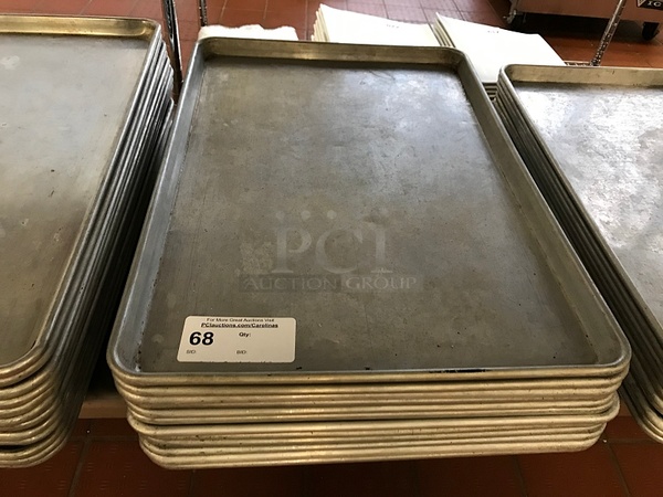 Dozen Full Size Aluminum Sheet Pans - Image 1 of 1