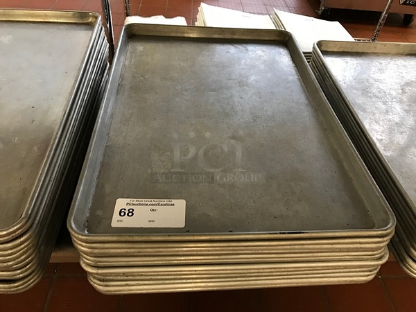 Dozen Full Size Aluminum Sheet Pans