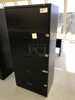 30" Four Drawer Lateral Filing Cabinet w/ Top Storage Shelf (3x bid)