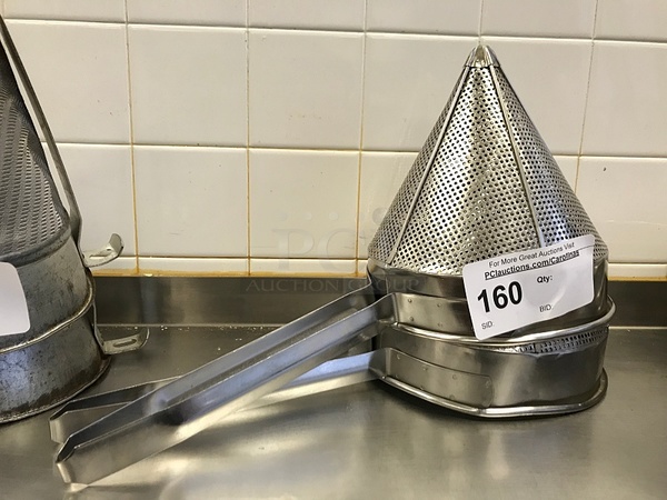Two Conical Strainers