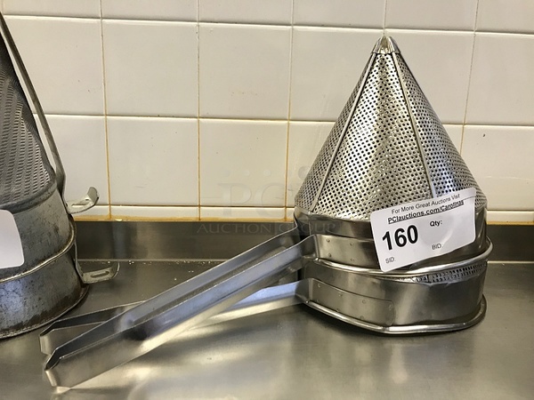 Two Conical Strainers - Image 1 of 1